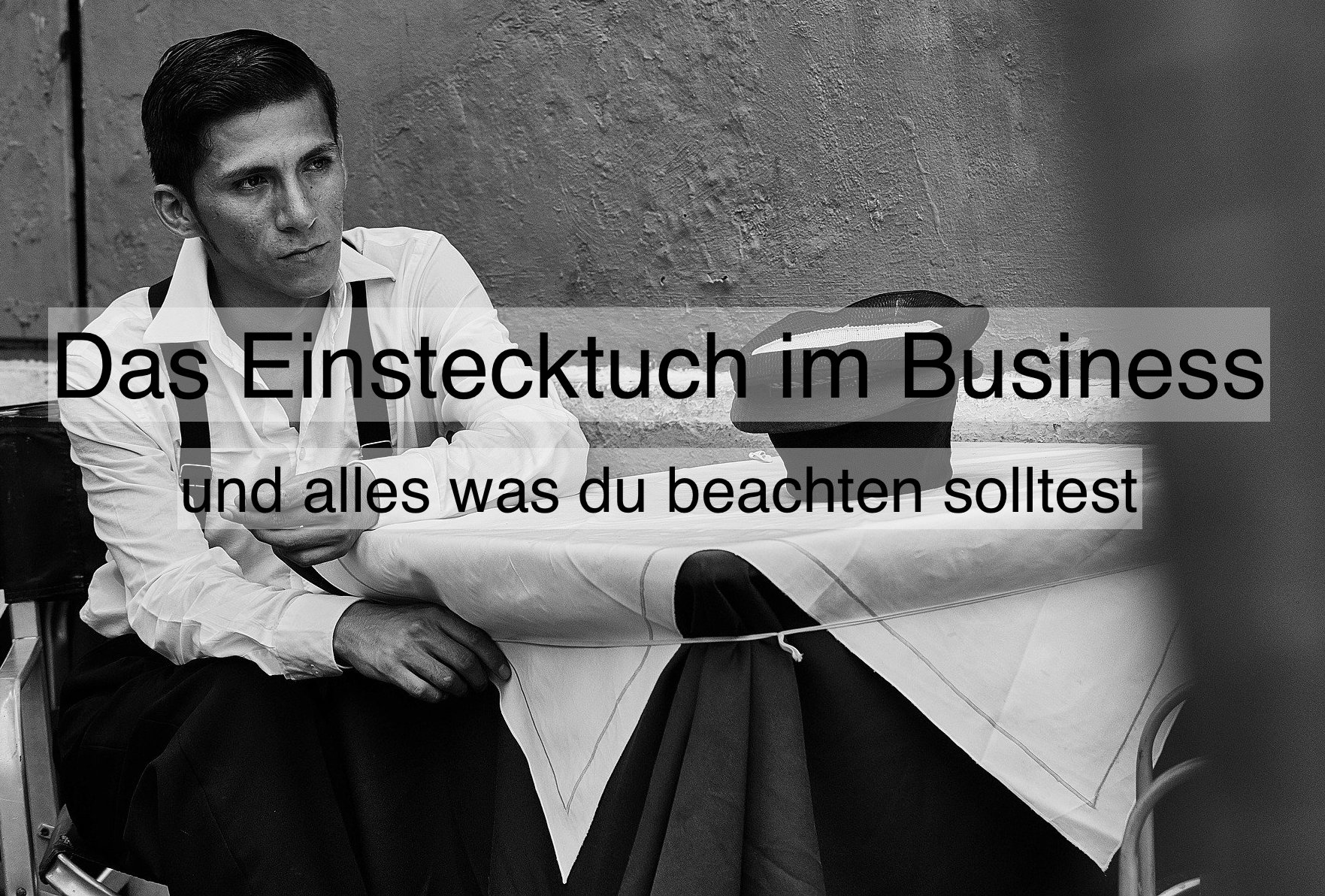 Einstecktuch im Business