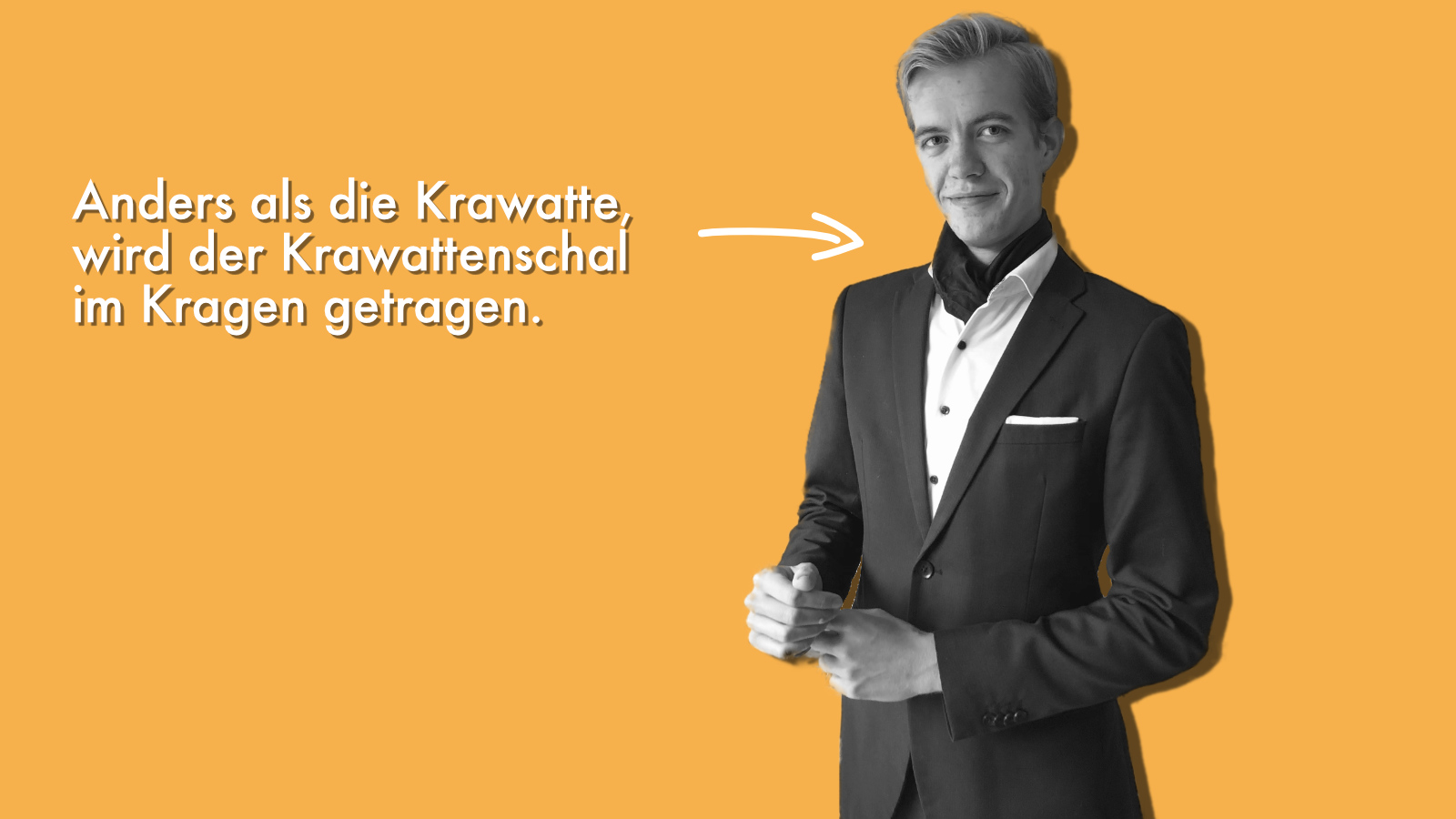 Das Einstecktuch statt der Krawatte